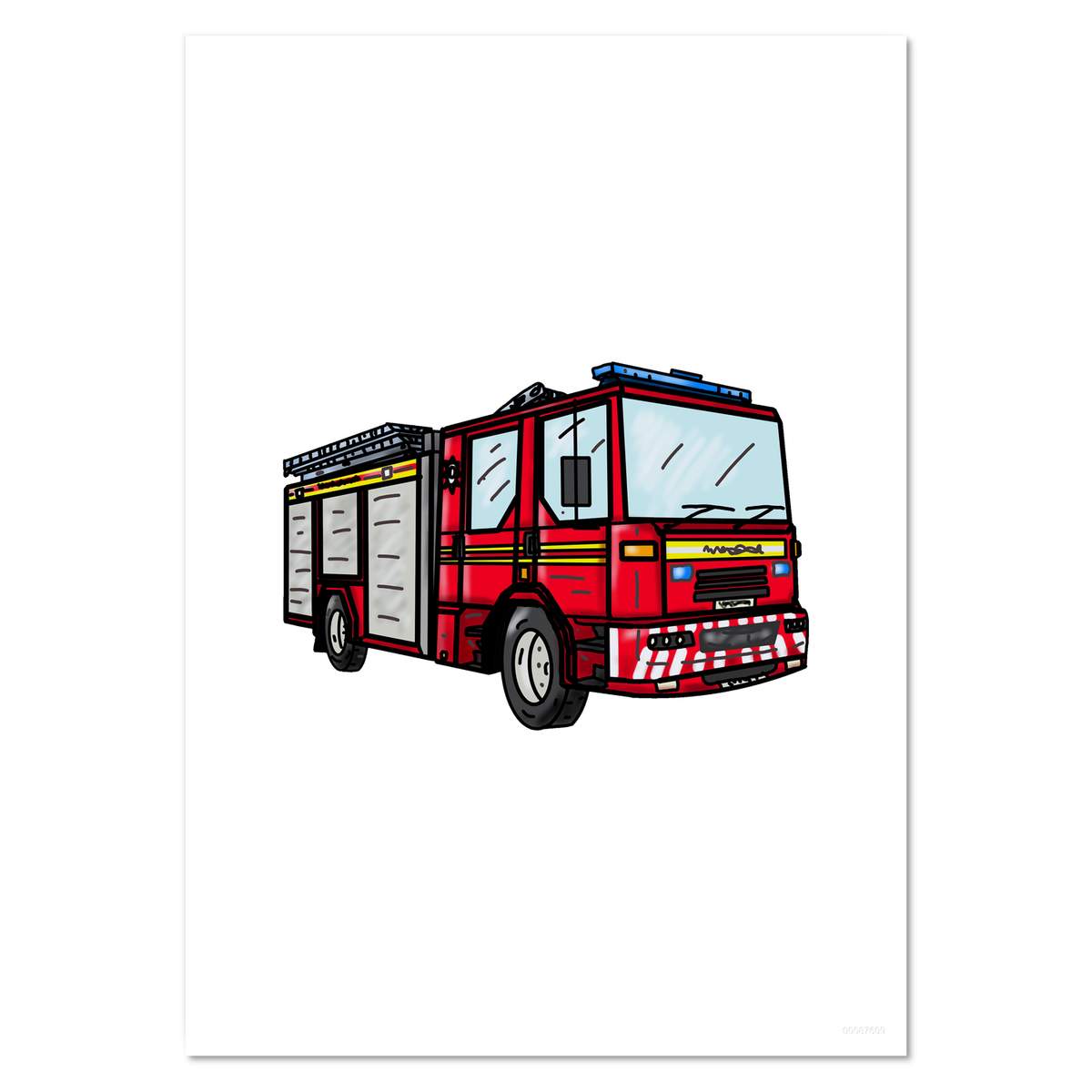 'Fire Engine' Wall Posters / Prints (PP027662)