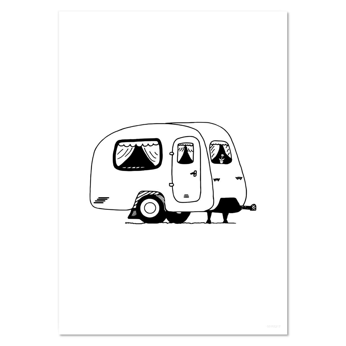 'Caravan' Wall Posters / Prints (PP030992)