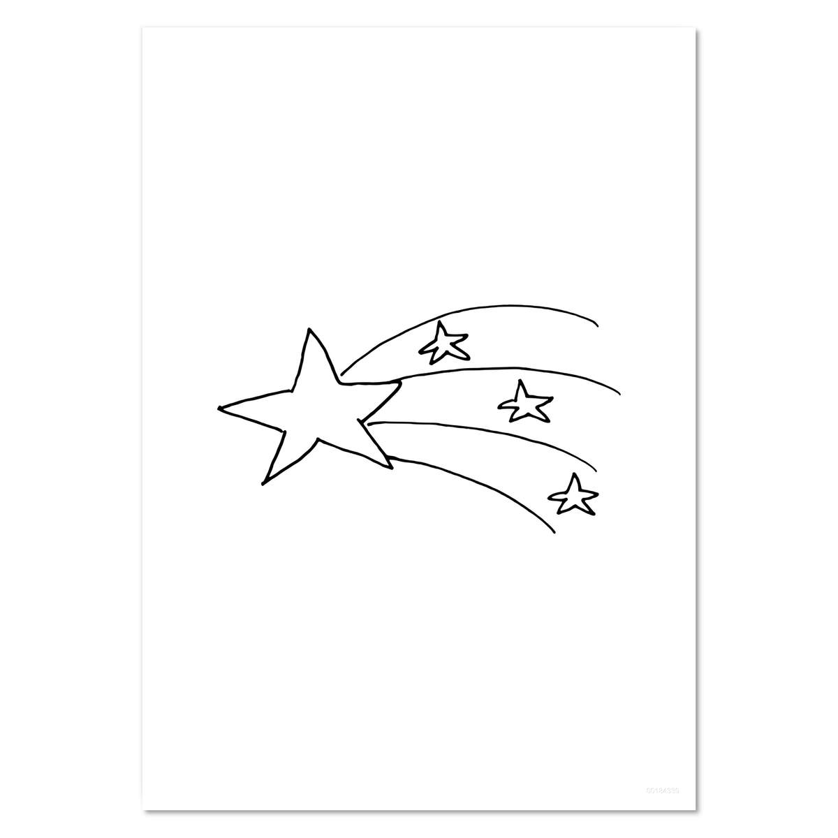 A5 'Shooting Stars' Wall Poster / Print (PP00184339)