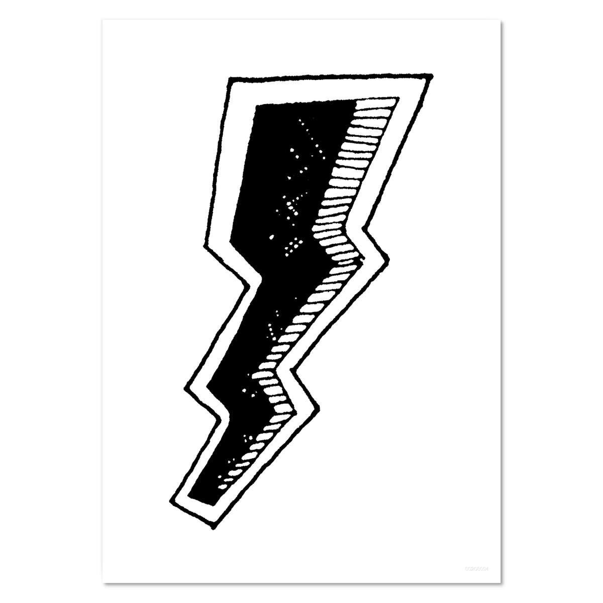 'Lightning Bolt' Wall Posters / Prints (PP006877)