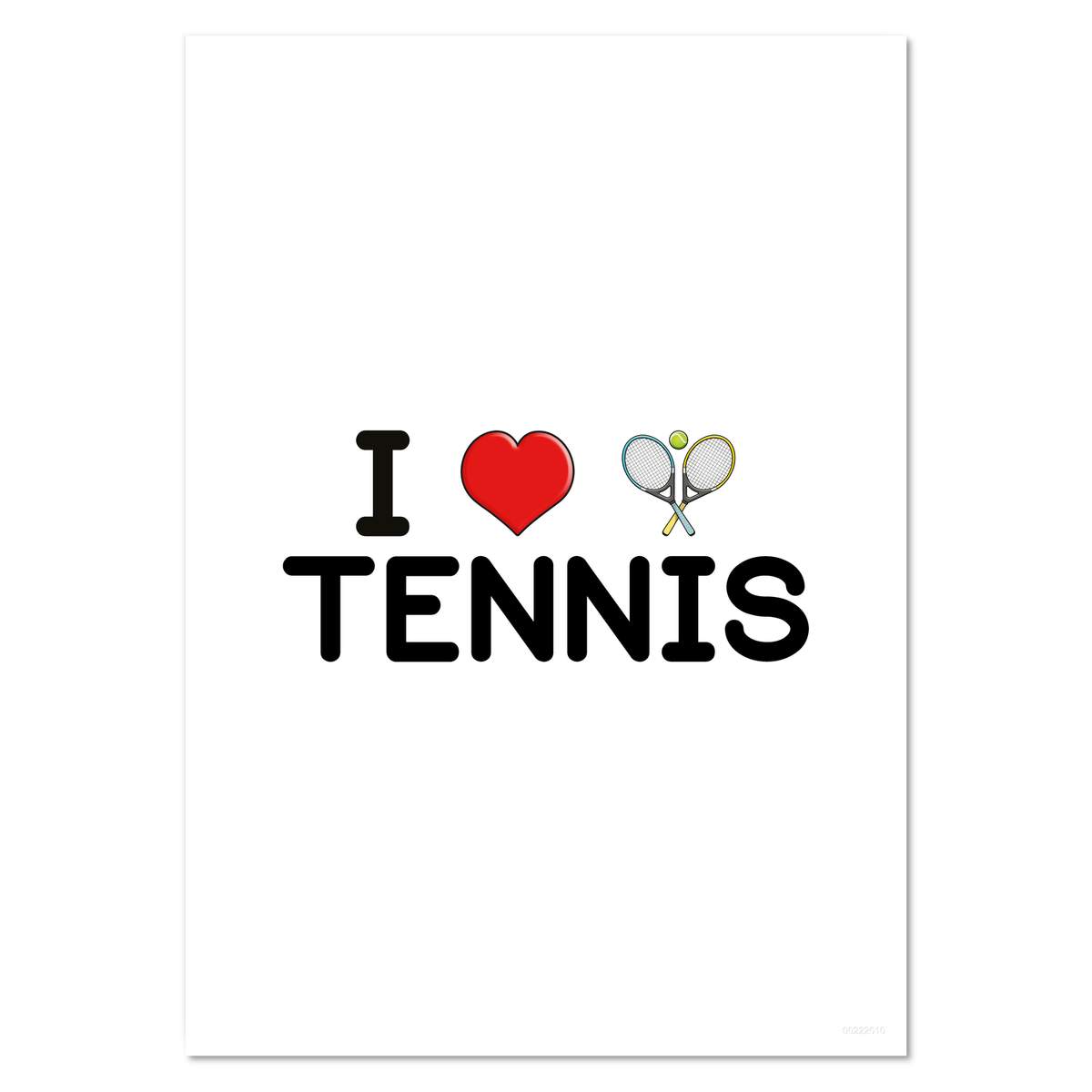 'I Love Tennis' Wall Posters / Prints (PP034052)