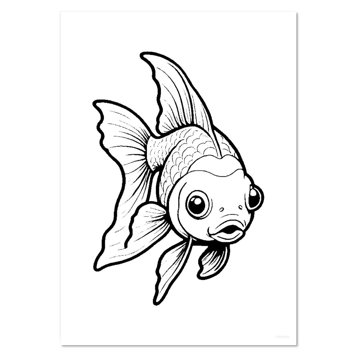 A5 'Gold Fish' Wall Poster / Print (PP00265086)