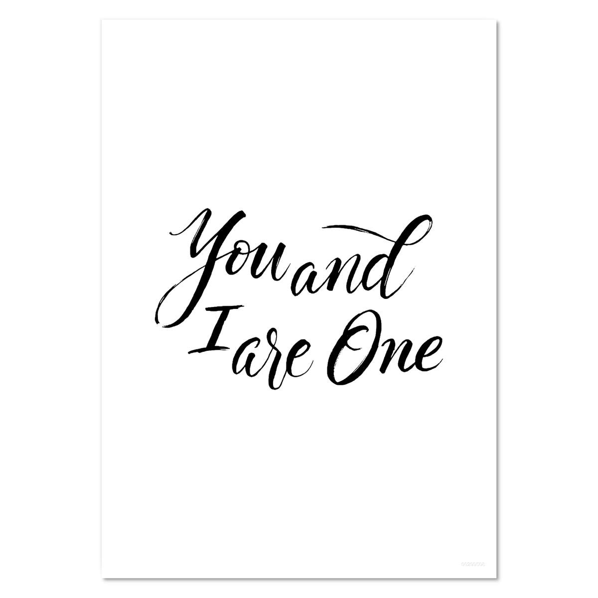 'You And I Are One' Wall Posters / Prints (PP051229)