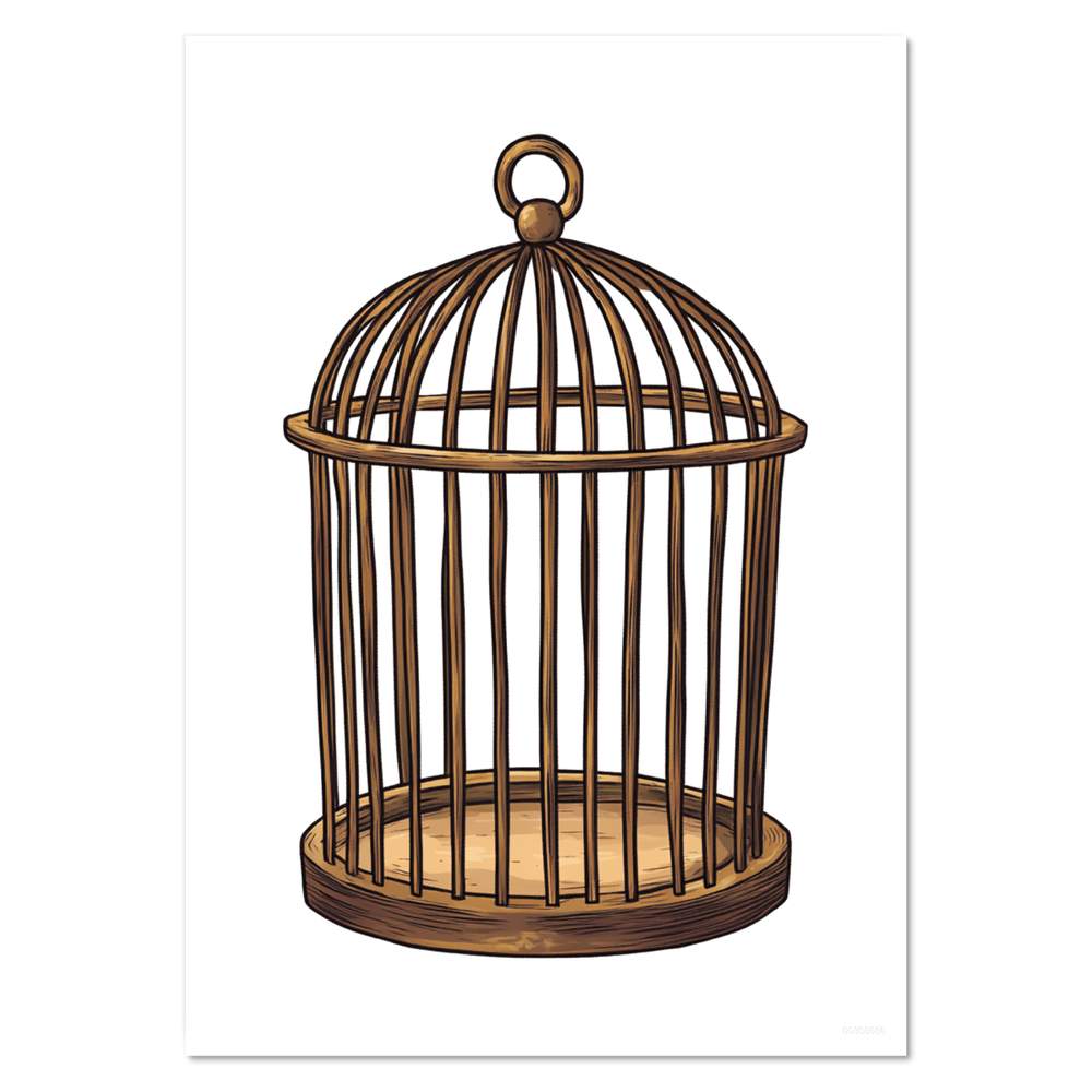 'Empty Bird Cage' Wall Posters / Prints (PP052801) - Picture 3 of 14