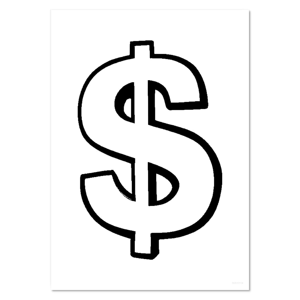 'Dollar Sign' Wall Posters / Prints (PP053233)