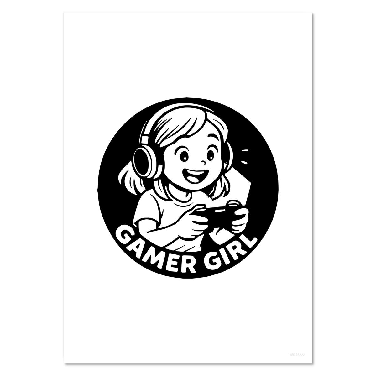 'Gamer Girl' Wall Posters / Prints (PP054133)