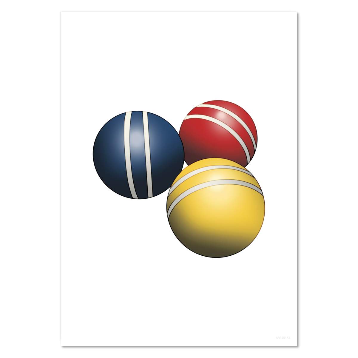 'Croquet Balls' Wall Posters / Prints (PP054633)