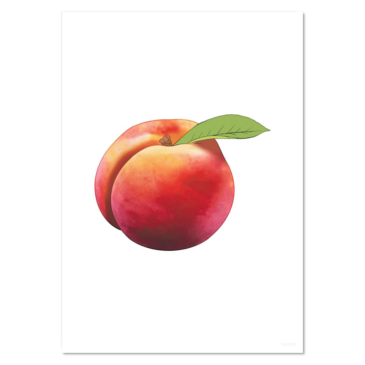 'Sweet Peach Fruit' Wall Posters / Prints (PP054661)