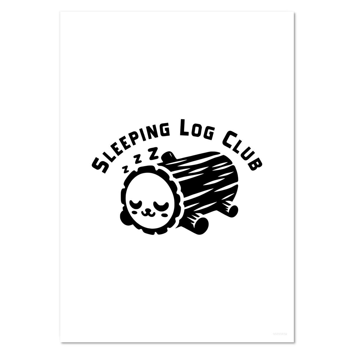 'Sleeping Log Club' Wall Posters / Prints (PP057380)