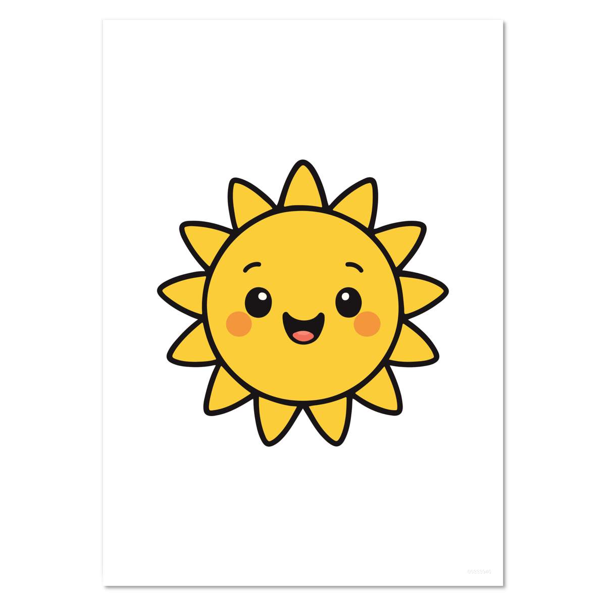 'Cute Sunshine' Wall Posters / Prints (PP057398)