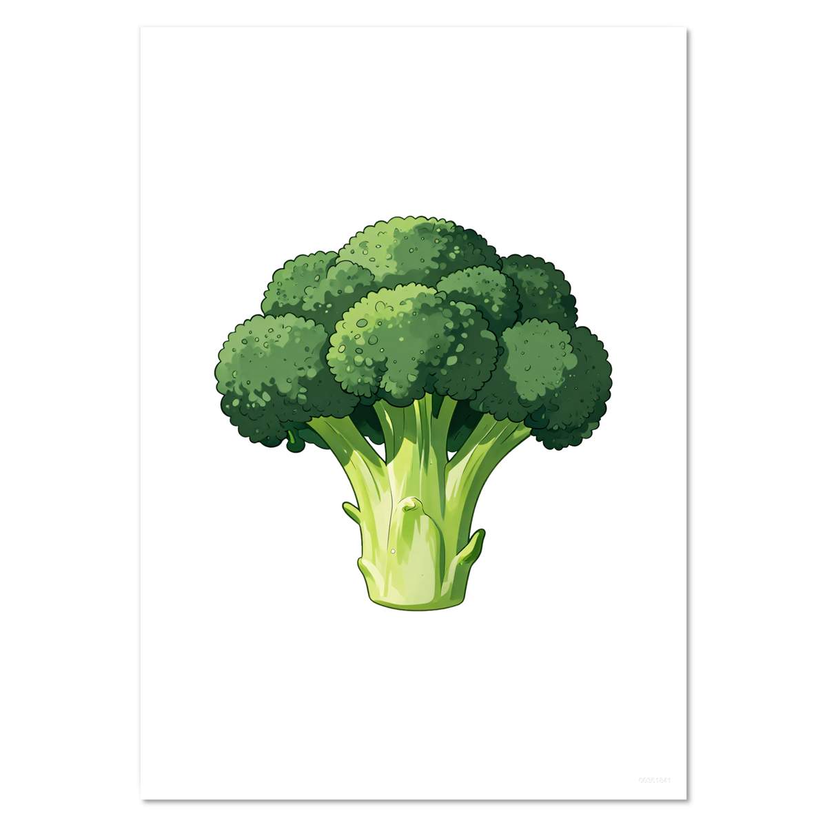 A5 'Broccoli' Wall Poster / Print (PP00361841)