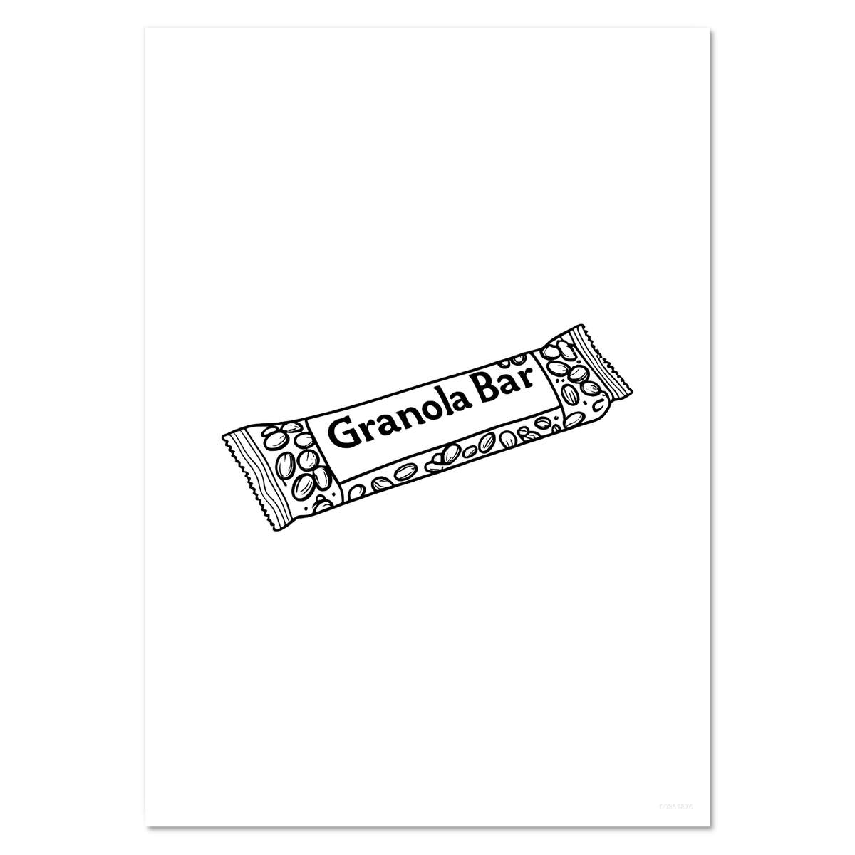 'Granola Bar' Wall Posters / Prints (PP063158)