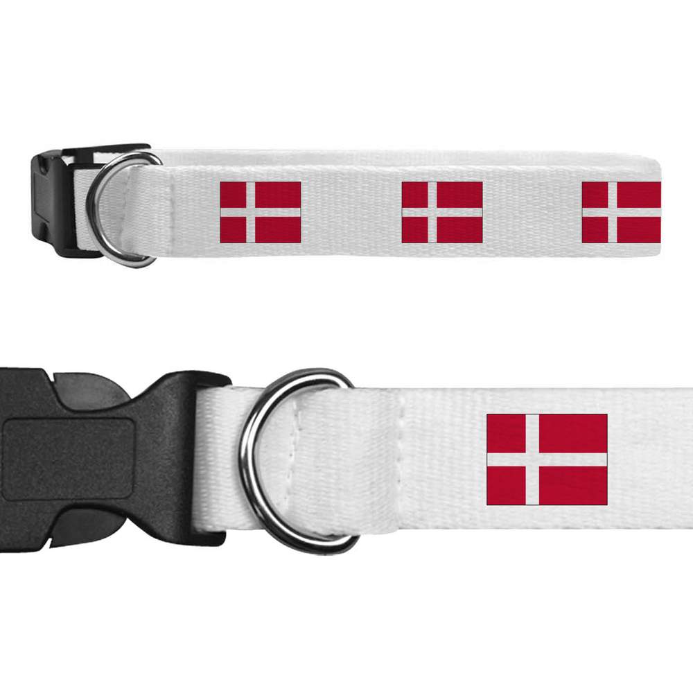 Large 'Denmark Flag' Dog Collar (PR00015240)
