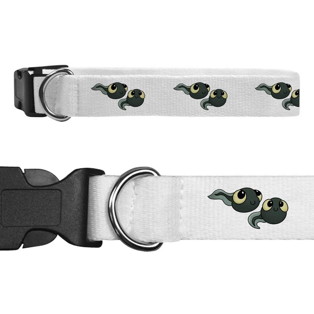 Large 'Cute Tadpoles' Dog Collar (PR00056202)