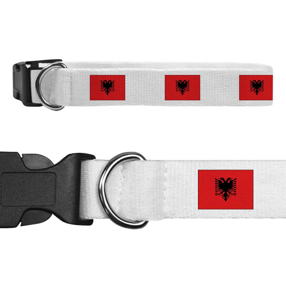 'Albania Flag' Dog Collars (PR023071)