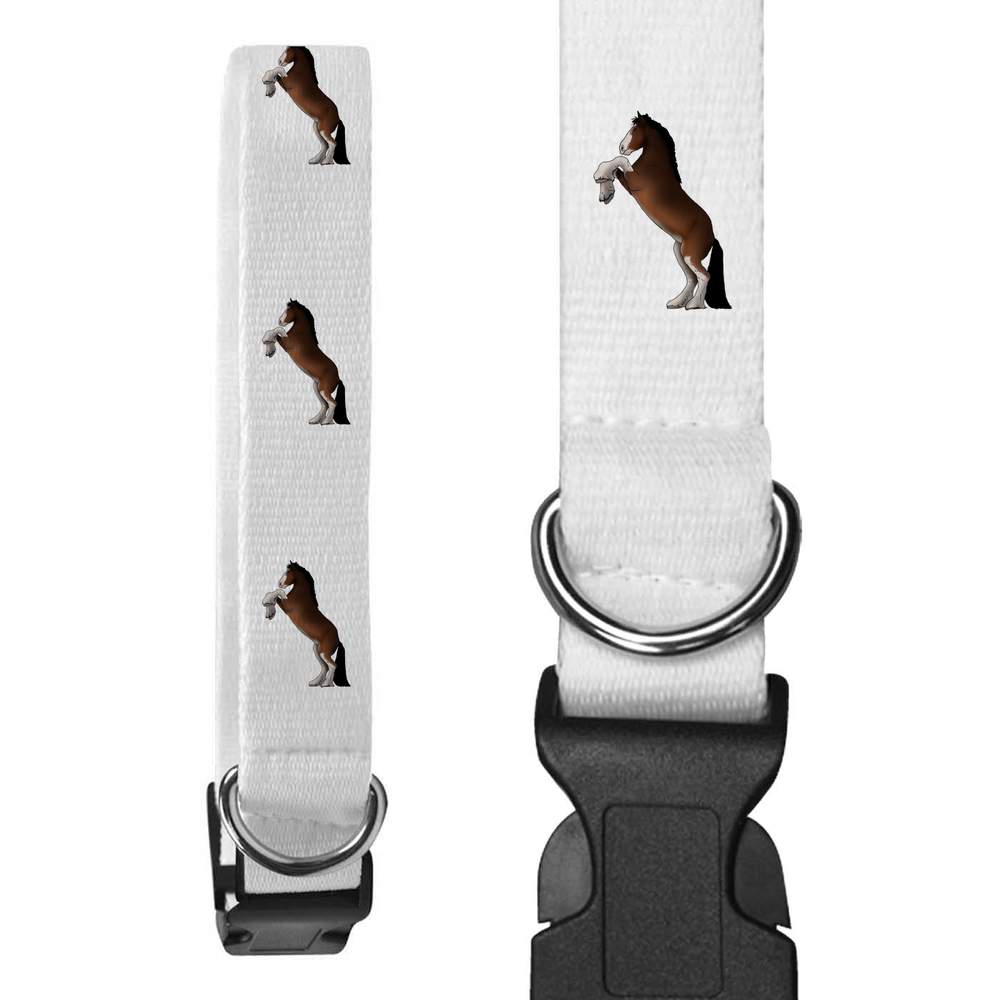 'Rearing Shire Horse' Dog Collars (PR030415)