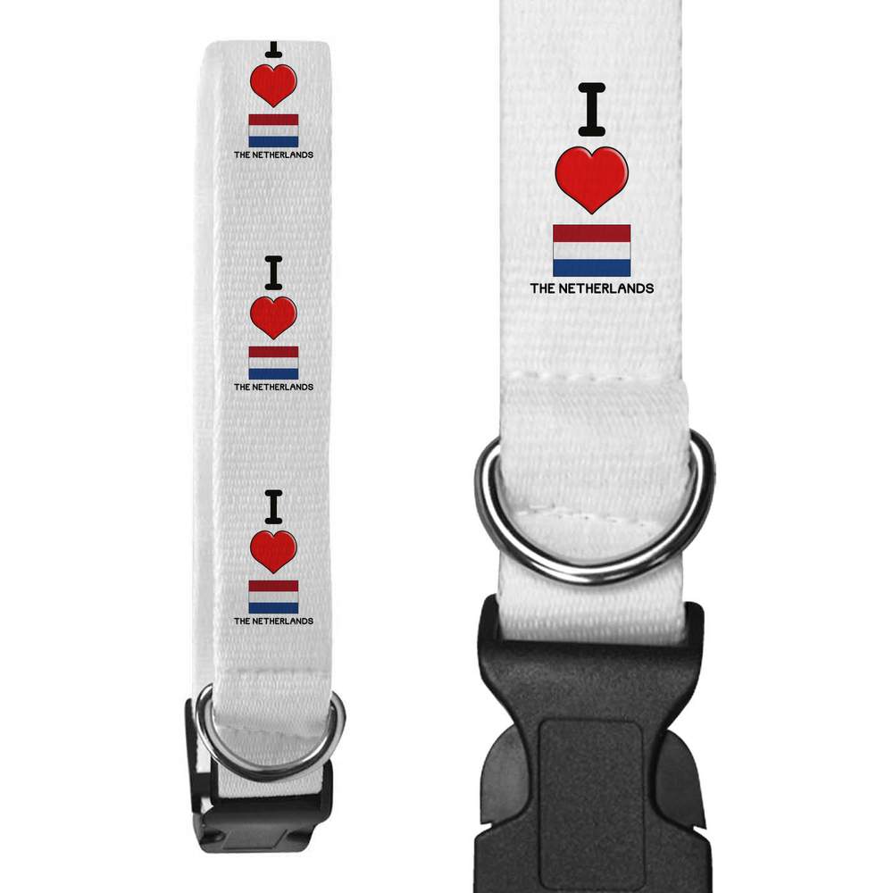 'I Love The Netherlands' Dog Collars (PR033635)