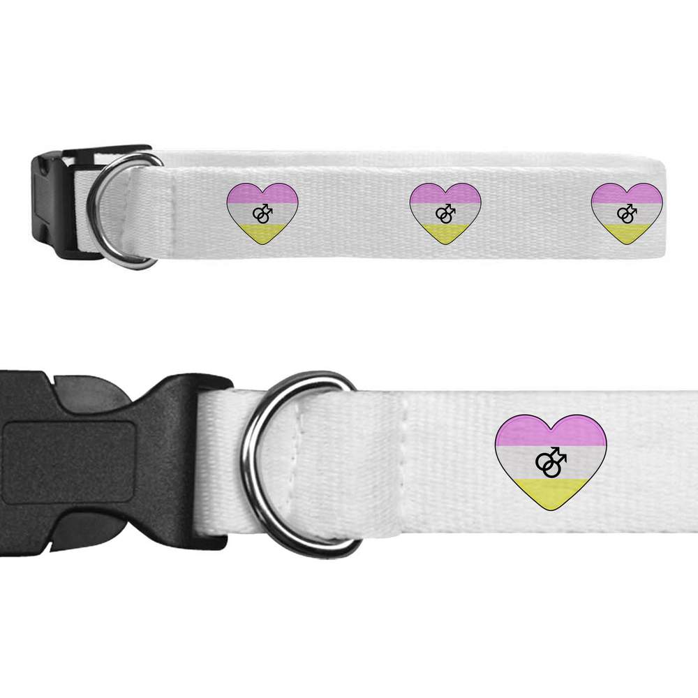 'Twink Flag Heart' Dog Collars (PR035681)