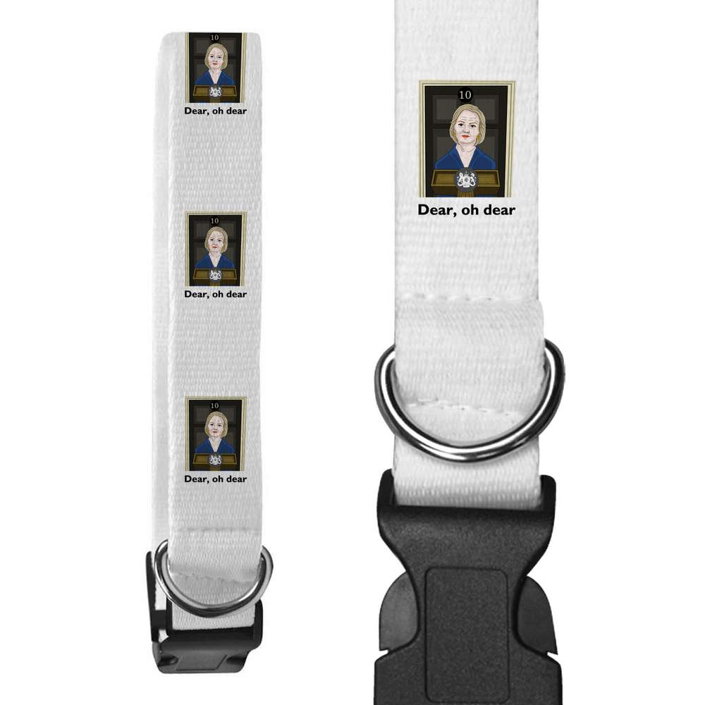 'Dear, Oh Dear Liz Truss No.10' Dog Collars (PR036465)