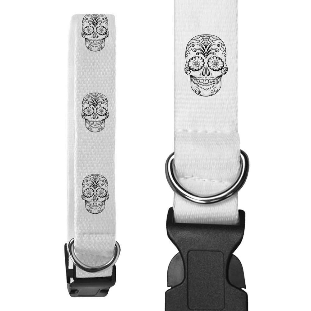 'Mexican Sugar Skull' Dog Collars (PR041540)