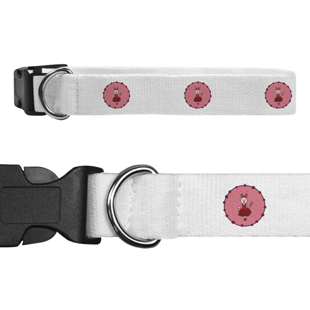 'Flower Wreath Love Bunny' Dog Collars (PR044339)
