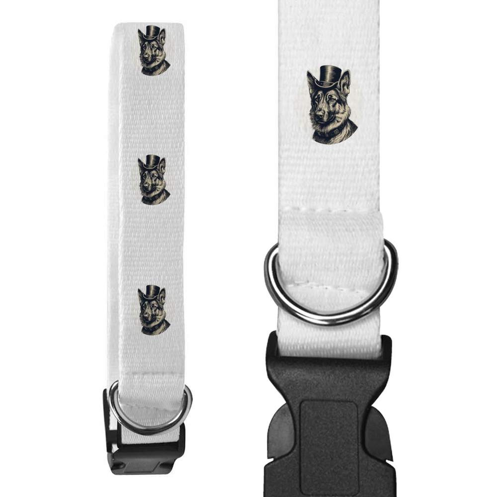 'German Shepherd with Top Hat ' Dog Collars (PR044874)