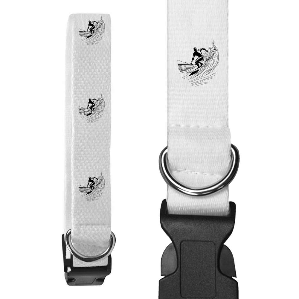 'Surfer Riding The Waves' Dog Collars (PR045120)