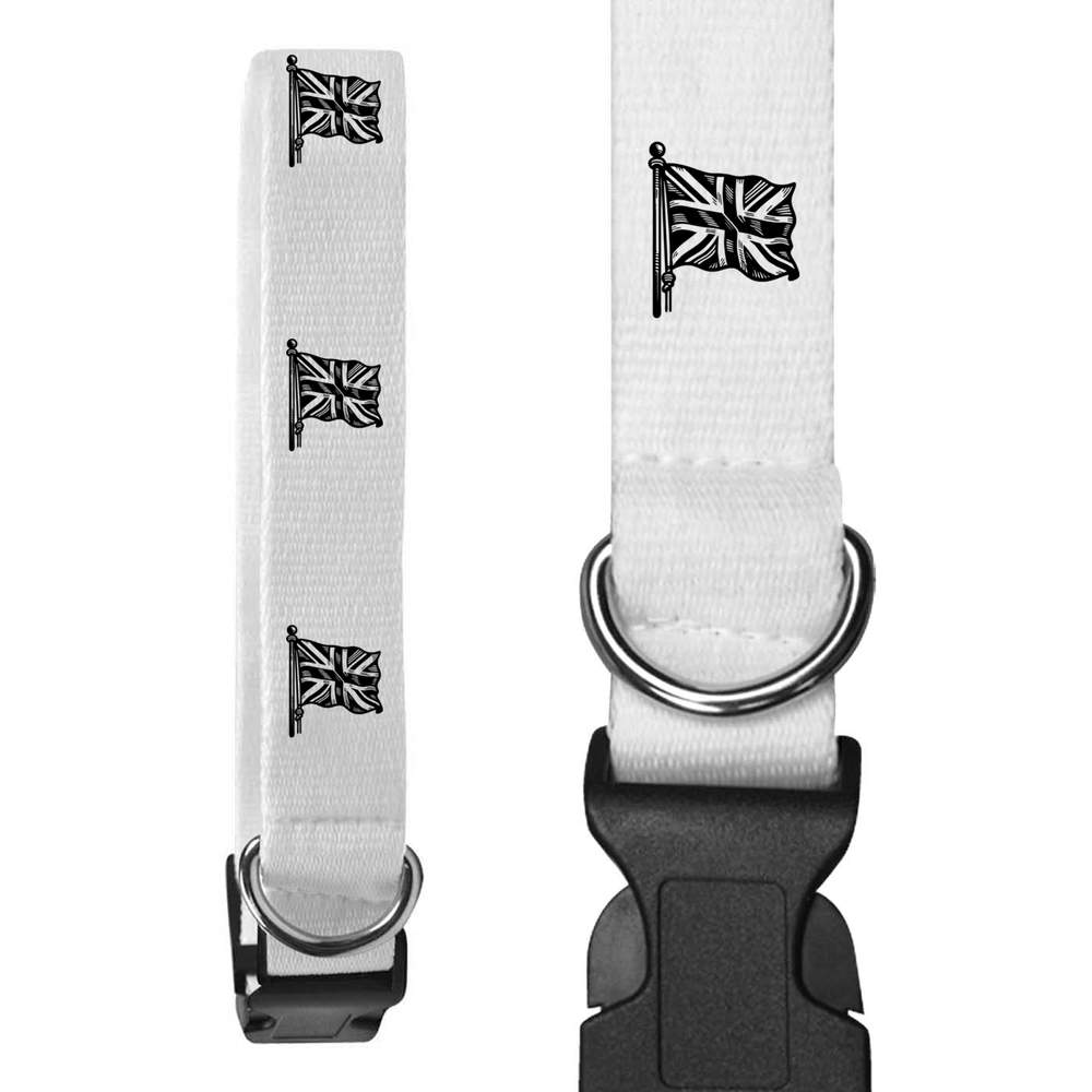 'Union Jack On Flag Pole' Dog Collars (PR048728)