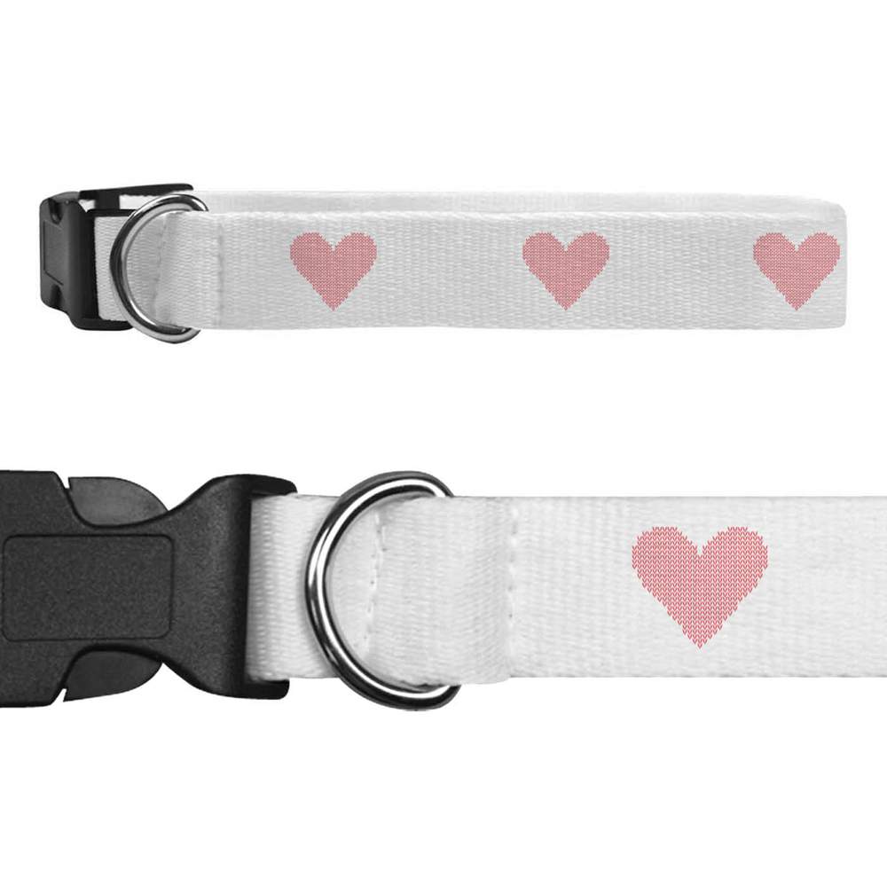 'Knitted Heart' Dog Collars (PR048729)