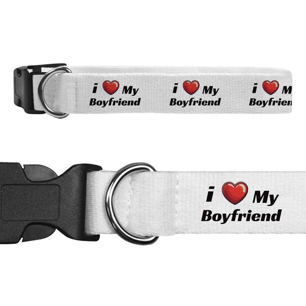 'I Love My Boyfriend' Dog Collars (PR052298)