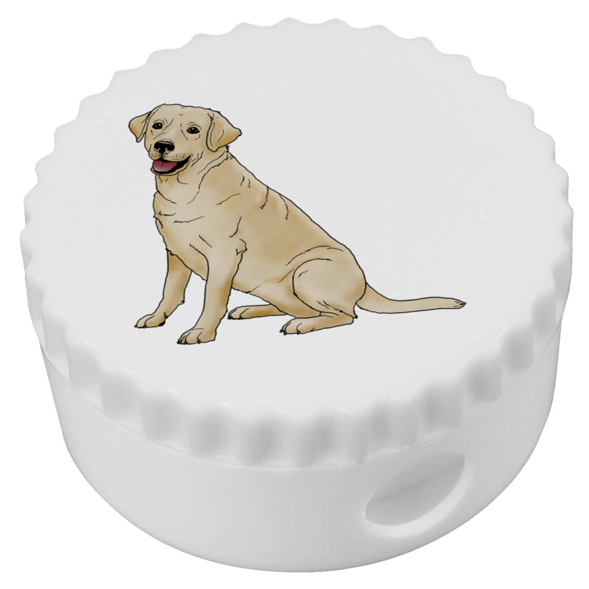 'Happy Labrador' Compact Pencil Sharpener (PS00024622)