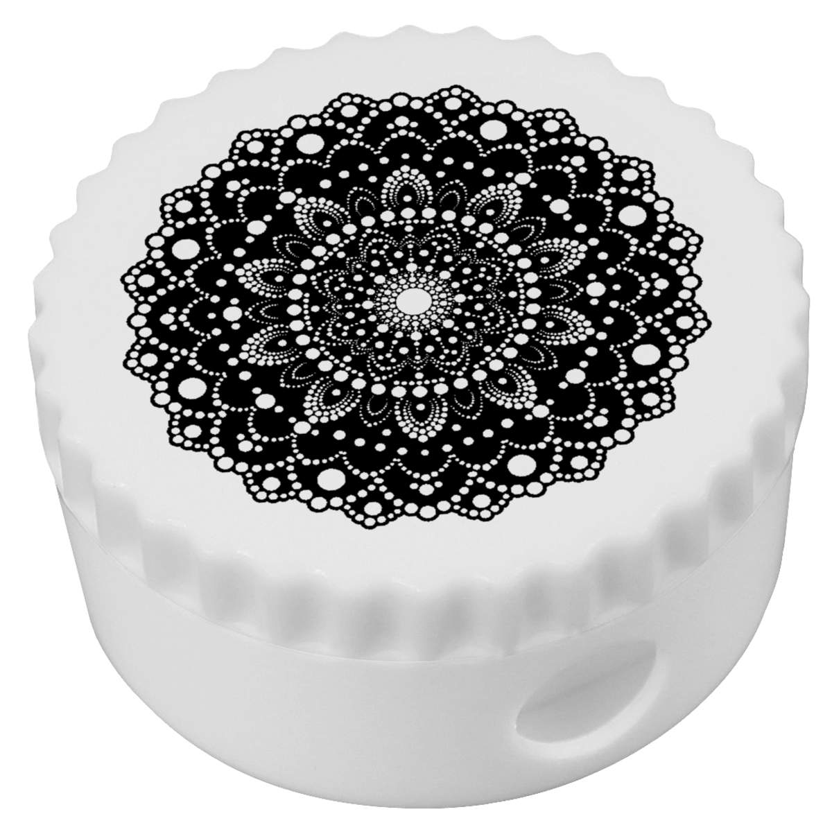 'Dot Mandala' Compact Pencil Sharpener (PS00024697)