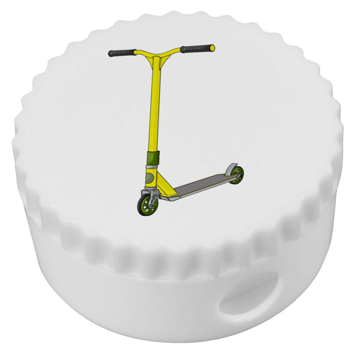 'Yellow Scooter' Compact Pencil Sharpener (PS00026099)