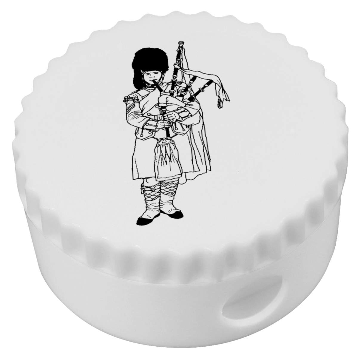 'Traditional Bagpipe Player' Compact Pencil Sharpener (PS00027513)