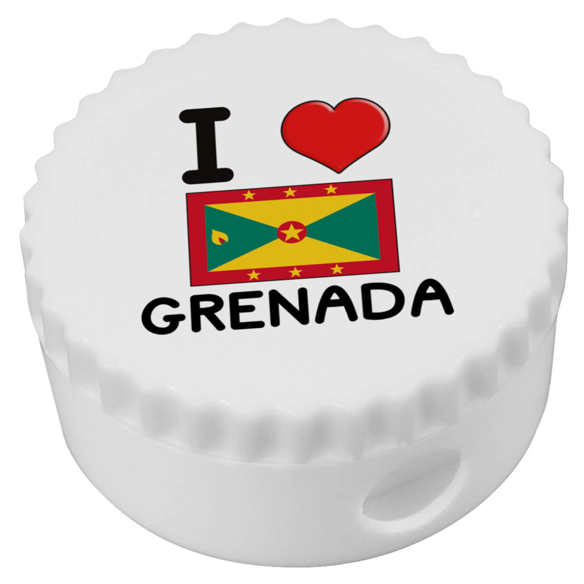 'I Love Grenada' Compact Pencil Sharpener (PS00028415)