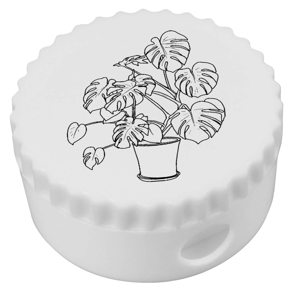'Monstera House Plant' Compact Pencil Sharpener (PS00030875)