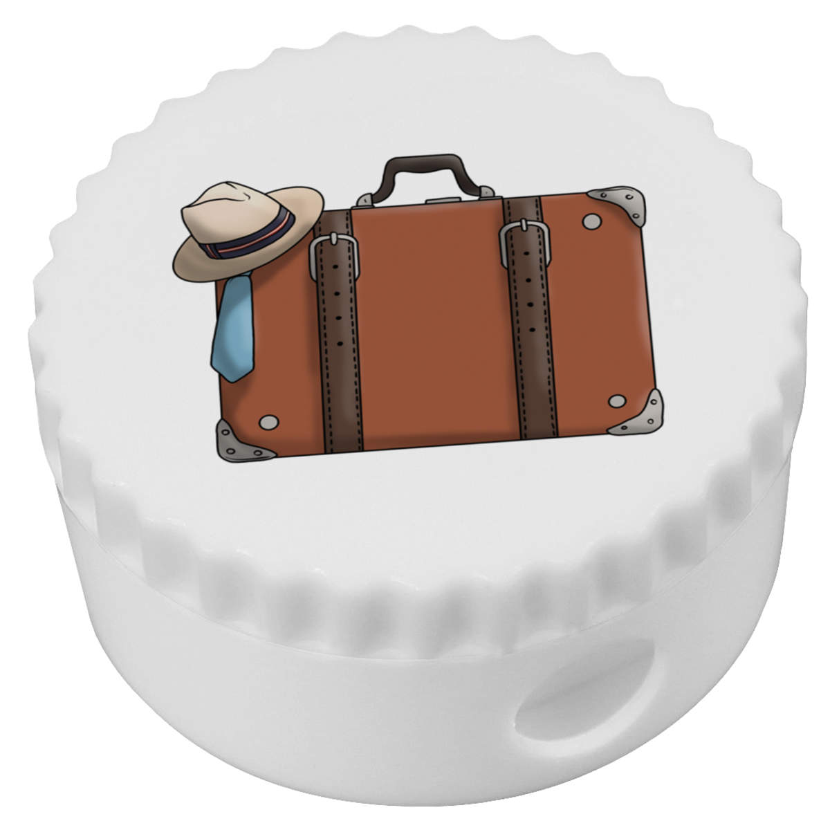 'Travel Suitcase' Compact Pencil Sharpener (PS00033370)