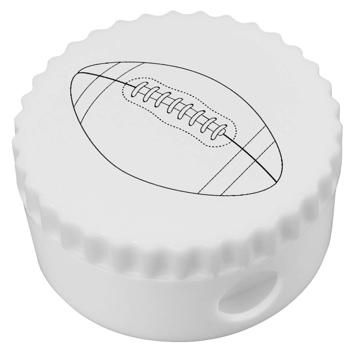 'Leather Rugby Ball' Compact Pencil Sharpener (PS00035137)