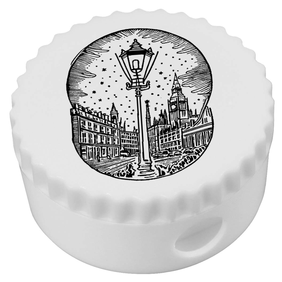'London Street Lamp At Night' Compact Pencil Sharpener (PS00039045)