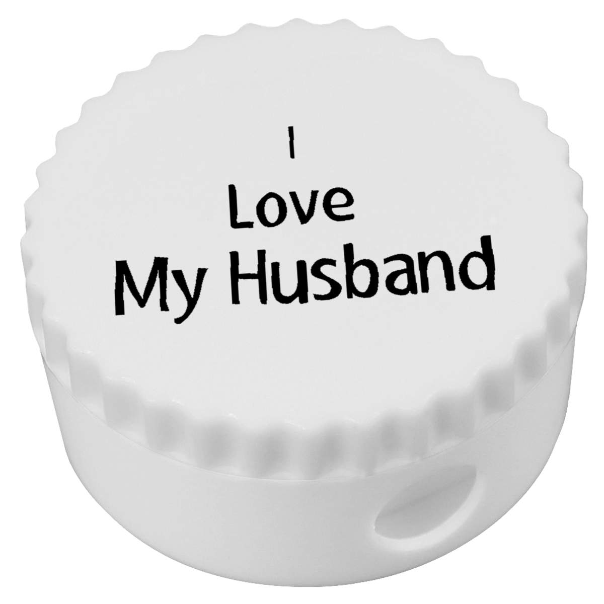 'I Love My Husband' Compact Pencil Sharpener (PS00040184)