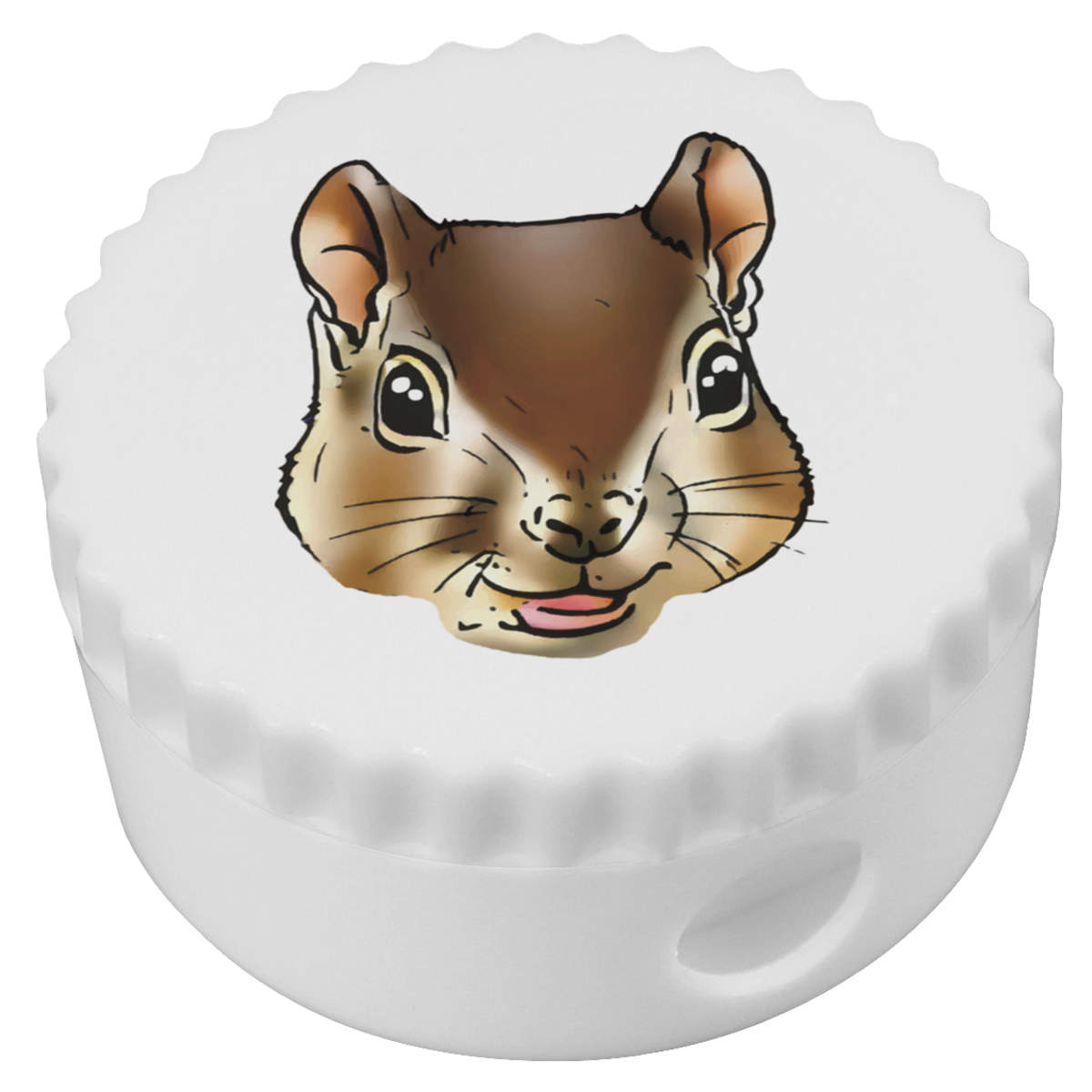 'Squirrel Face' Compact Pencil Sharpener (PS00042362)