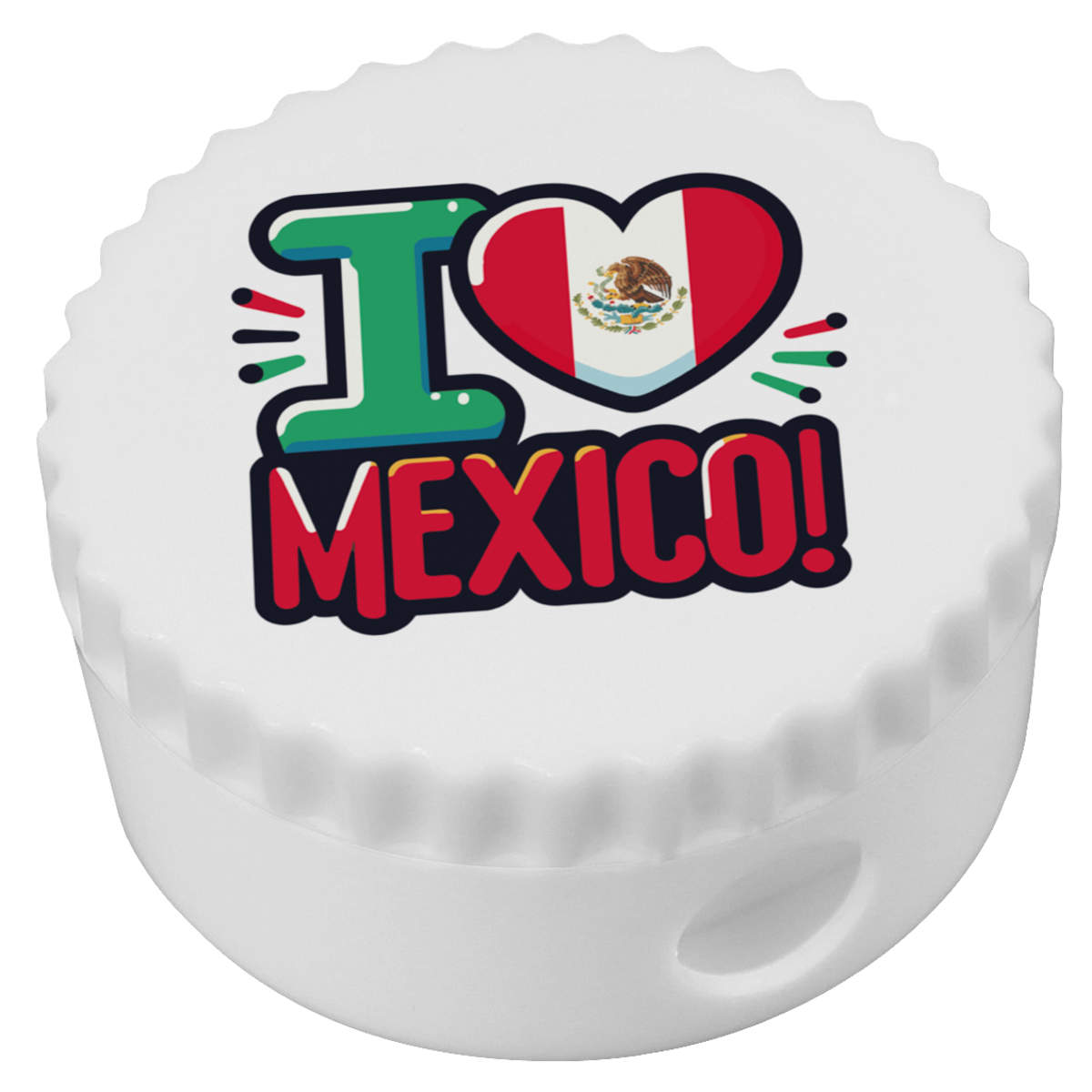 'I Love Mexico!' Compact Pencil Sharpener (PS00043809)