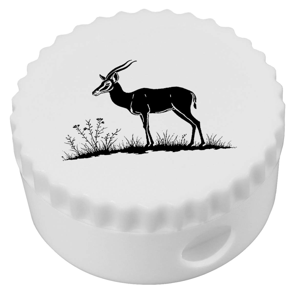'Springbok in Field' Compact Pencil Sharpener (PS00044838)