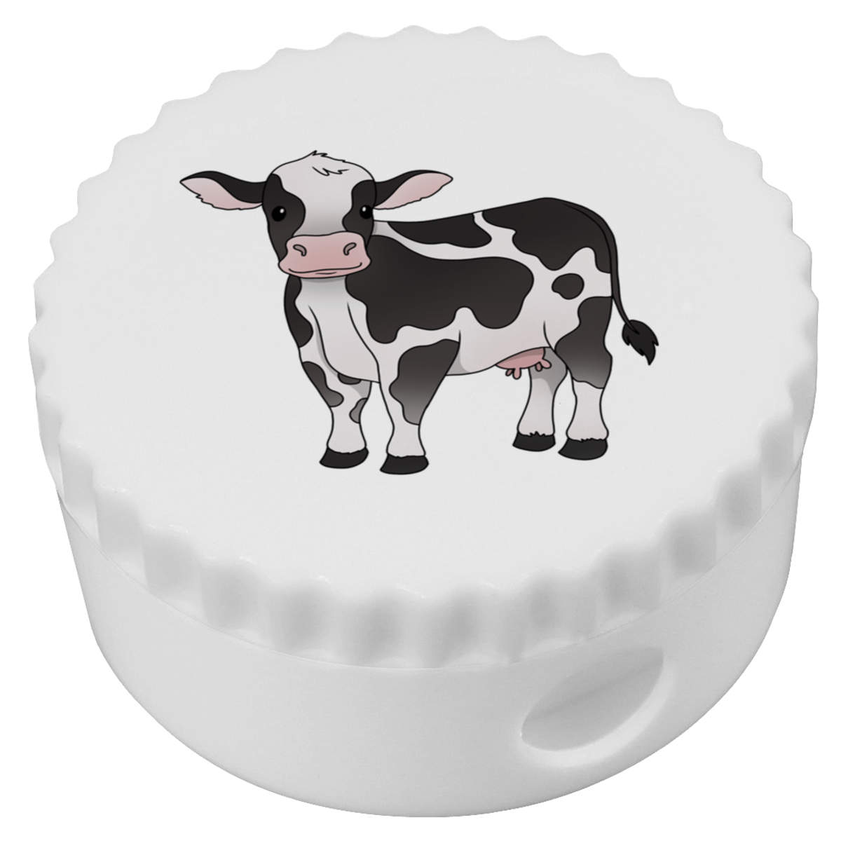 'Cute Dairy Cow' Compact Pencil Sharpener (PS00045387)