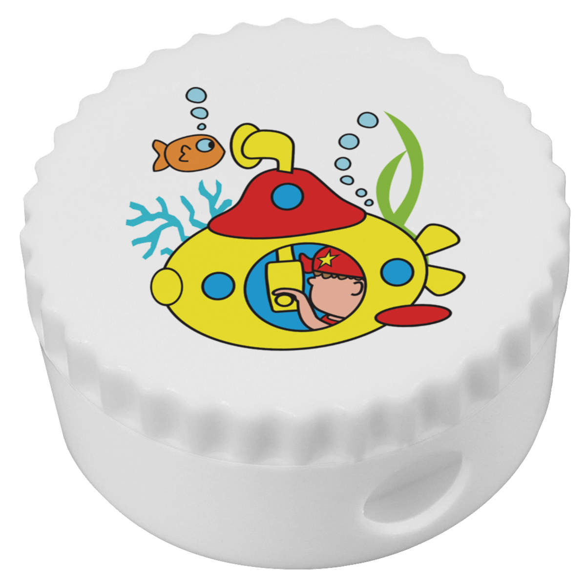 'Submarine Boy' Compact Pencil Sharpener (PS00045439)