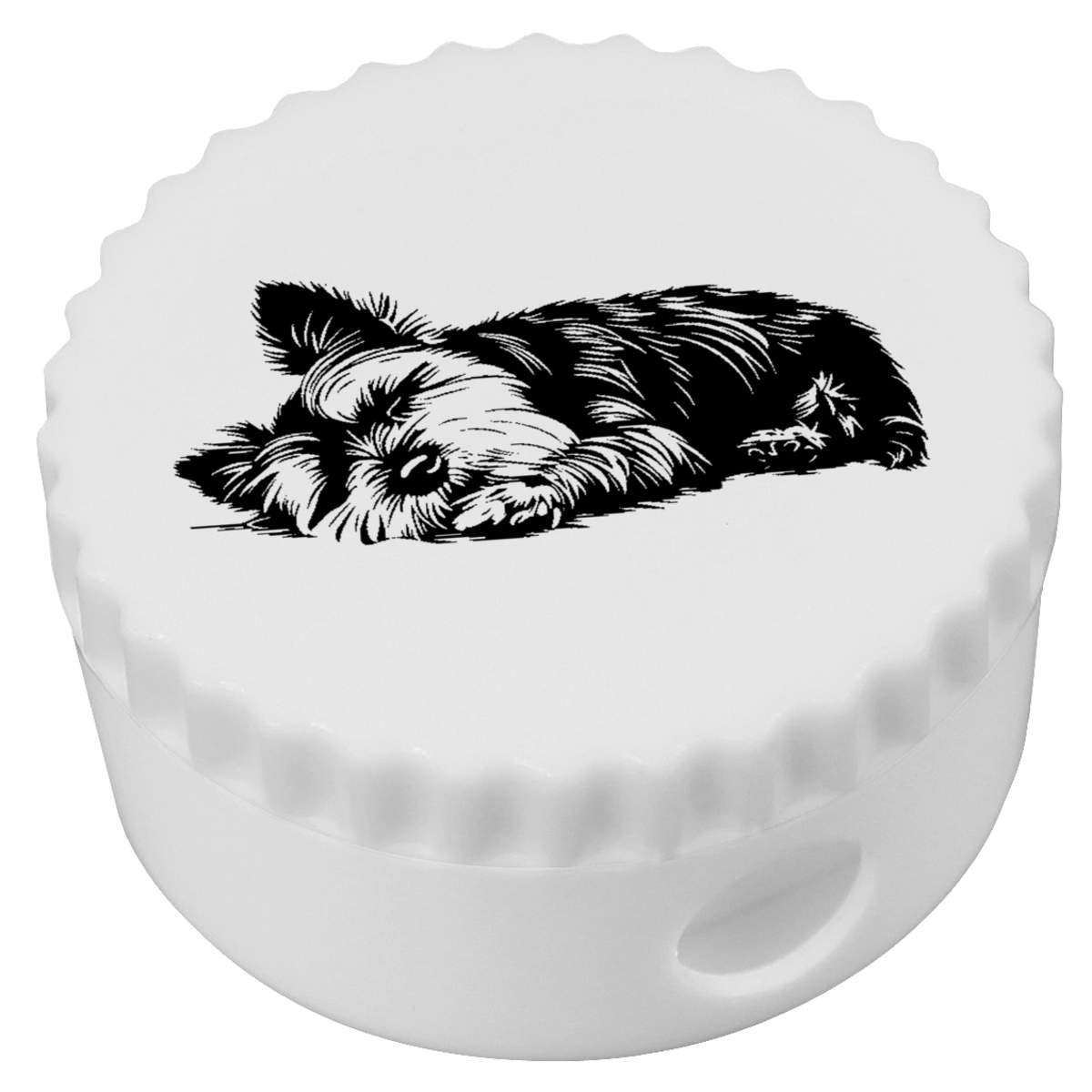 'Yorkshire Terrier Sleeping' Compact Pencil Sharpener (PS00046587)