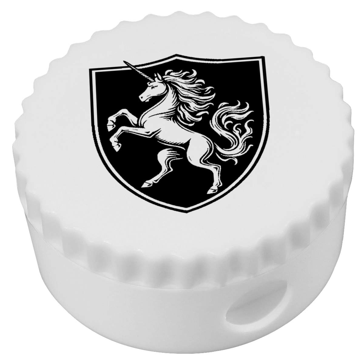 'Unicorn Shield' Compact Pencil Sharpener (PS00046628)