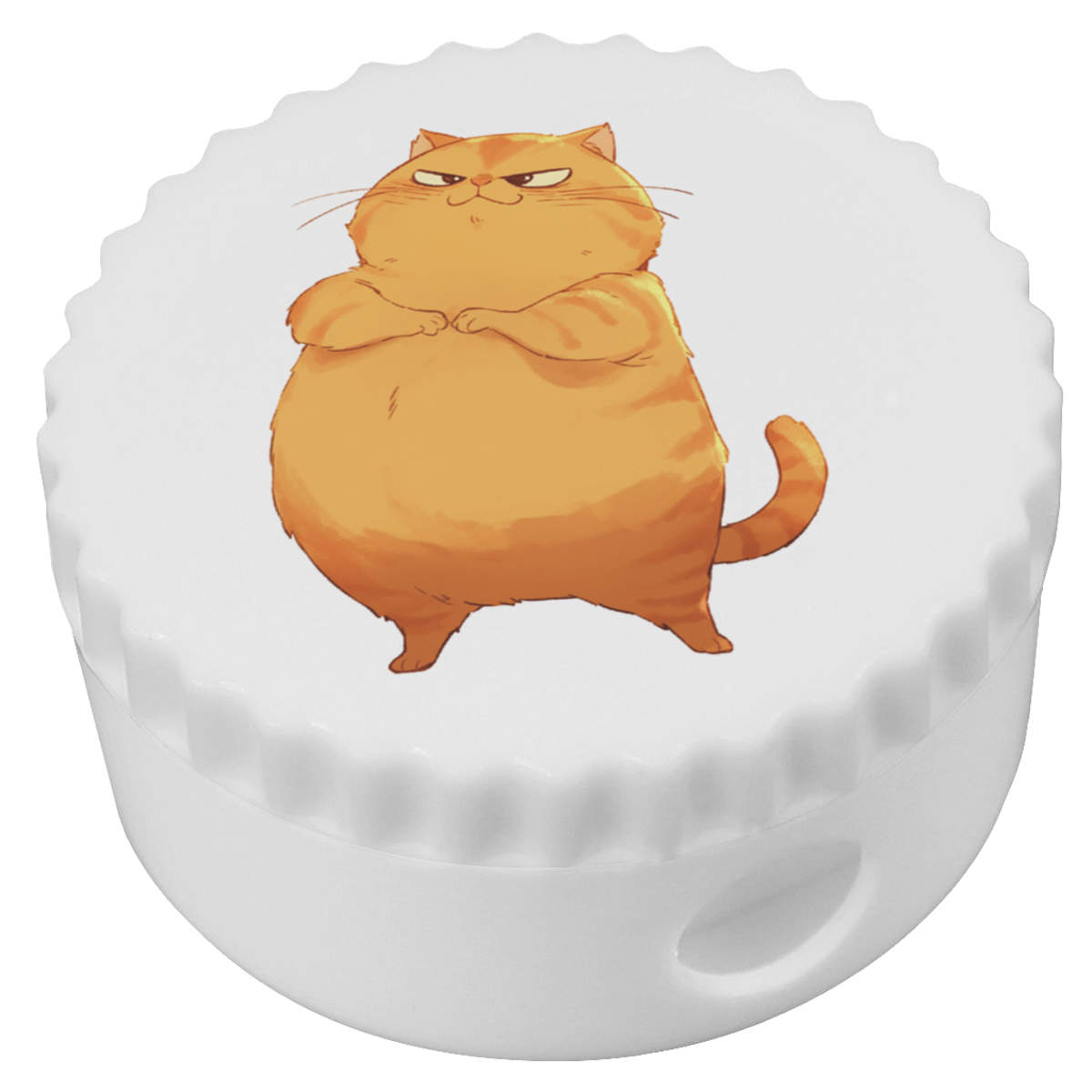 'Fat Cat Standing' Compact Pencil Sharpener (PS00047787)