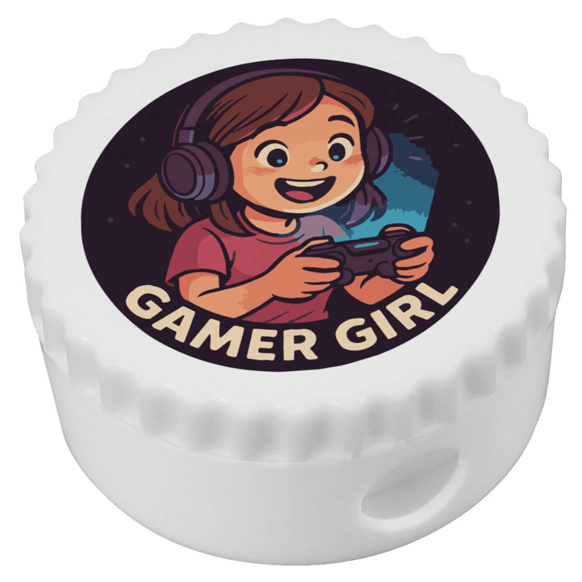 'Gamer Girl' Compact Pencil Sharpener (PS00047918)
