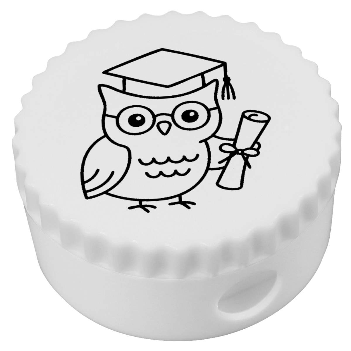 'Graduation Owl' Compact Pencil Sharpener (PS00048151)